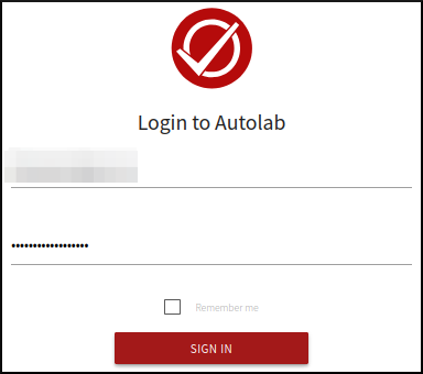 Sign in no Autolab